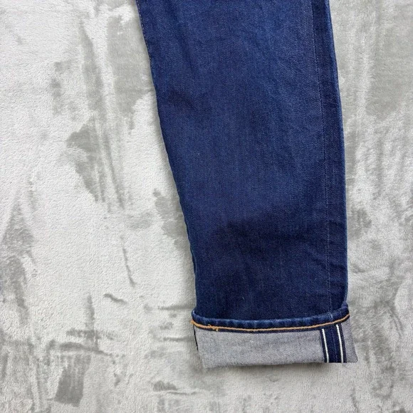 Levi's Made & Crafted Mens 501 Original Selvedge Jeans Big E Dark Wash 28x 34 - Picture 9 of 16